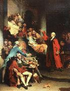 Peter F Rothermel Patrick Henry in the House of Burgesses of Virginia, Delivering his Celebrated Speech Against the St oil painting artist